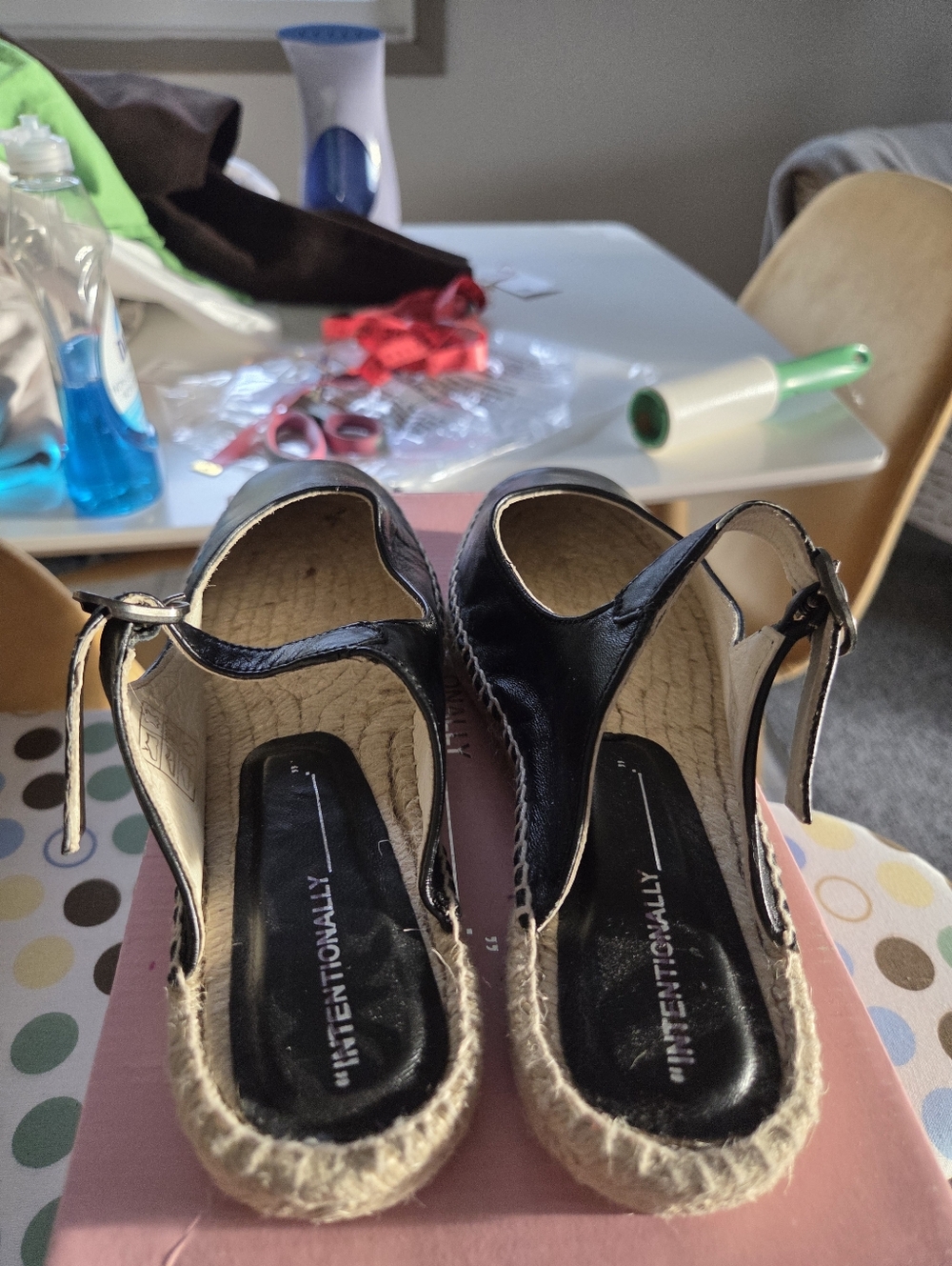 Intentionally Blank Reports Espadrille Sandals NEW Sz 36 - Picture 8 of 9